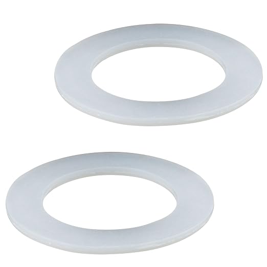 2PCS Kitchen Sink Filter Sealing Ring, Drain Pipe Flat Silicone Gasket by Unknown