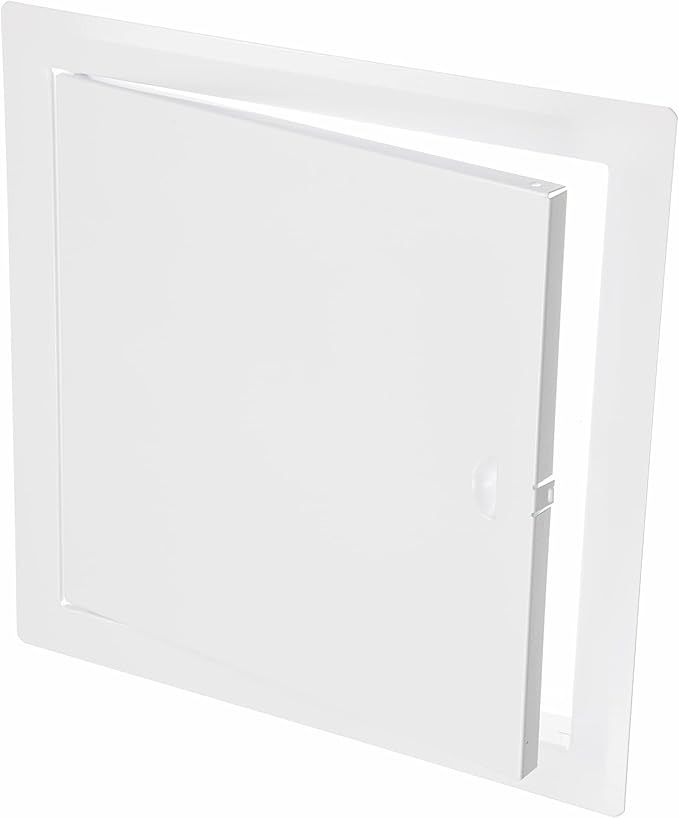 10" x 10" White Metal Access Door. Plumbing, Electricity, Heating, Alarm Wall Access Hole Cover for Drywall.