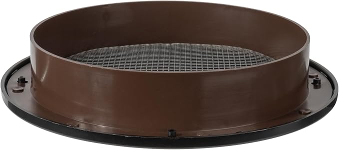 Black 6" Inch Round Ventilation Grille - Image 6