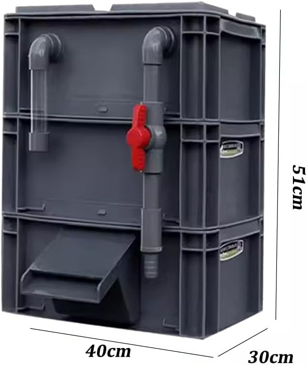 GRRICEPL Fish Tank Filter Box, Waterfall Bio-Filtration Aquarium, Turtle Tank - Image 7