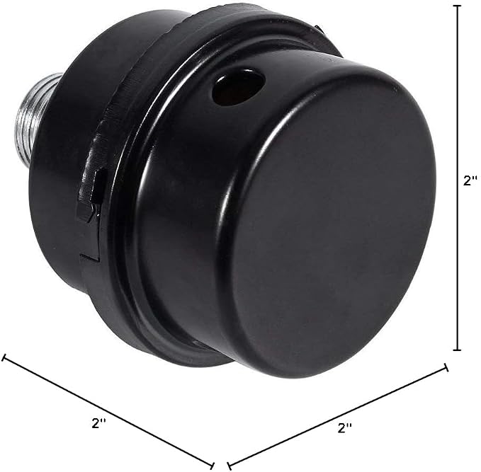 2PCS Metal Intake Filter Sound Muffler - Image 8