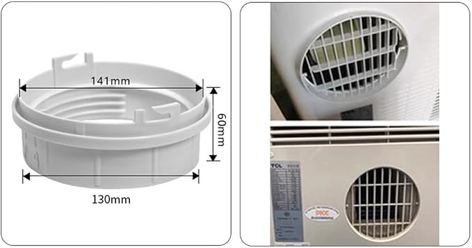 Exhaust Duct Interface For TCL Air Conditioner Body 130Mm Mobile Air - Image 5