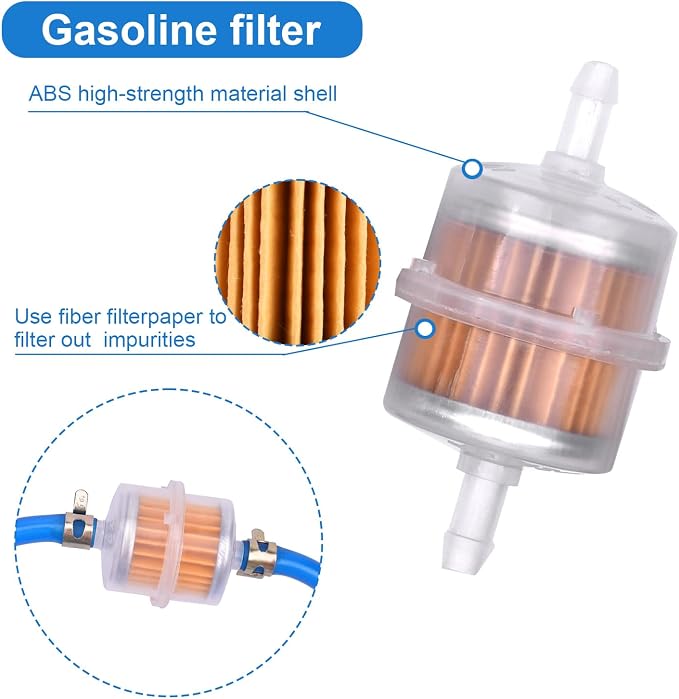 3/16 Fuel Line 10 Feet with 2Pcs 3/16 Fuel Filters - Image 5