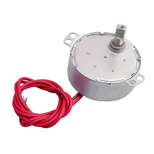 Mxfans Electric Synchronous Gear Motor 12V AC 5-6RPM CW/CCW 4W Oscillating Fan - Image 2