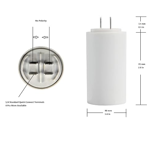 40uF MFD CBB60 Run Capacitor for Air Compressor Water Pump Motor Single Phase - Image 3