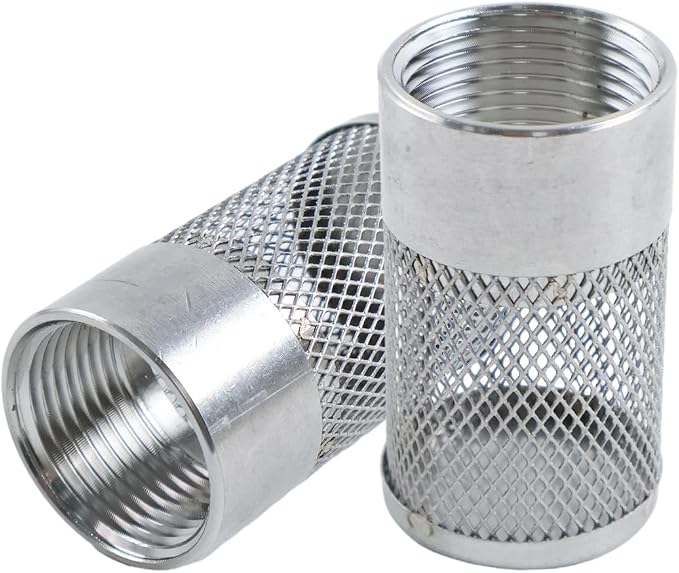 Dia Hose Inlet Suction Strainer Filter, Stainless Steel Water Pump Filter by Etersec