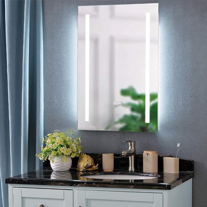 LED Bathroom Mirror with Demister Pad and Touch Switch - Image 2