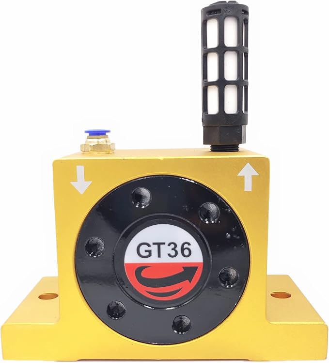 GT36 Industrial Turbine Vibrator, G 3/8" Pneumatic Compressed Air Power Wheel by DCYNXC