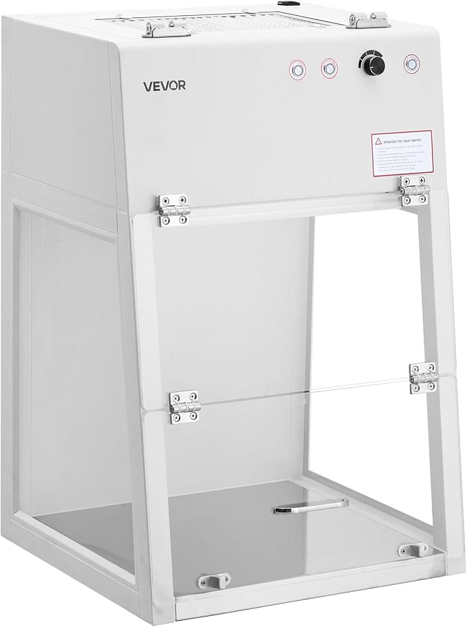 VEVOR Laminar Flow Hood, 20.08 x 20.47 x 23.62 inch Working Area Portable Clean - Image 10