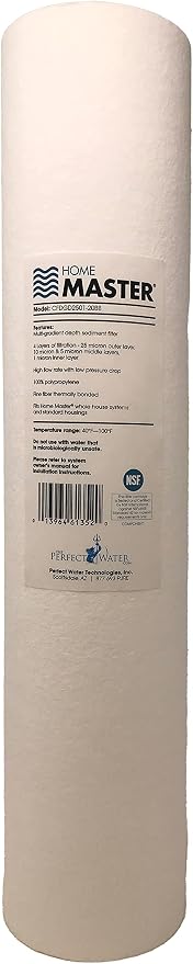 Home Master Whole House 4-Layer Sediment 25 Down to 1 Micron, Radial Flow GAC - Image 4