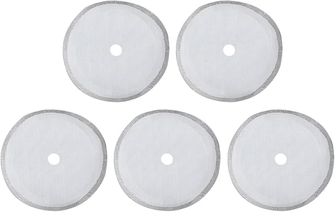 304 Stainless Steel Coffee Filter Mesh Set of 5, 80 Mesh UltraFine Filter - Image 6