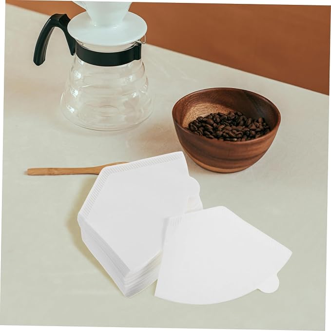 Paper Coffee Filter Cones 100pcs Espresso Filters Unbleached - Image 4