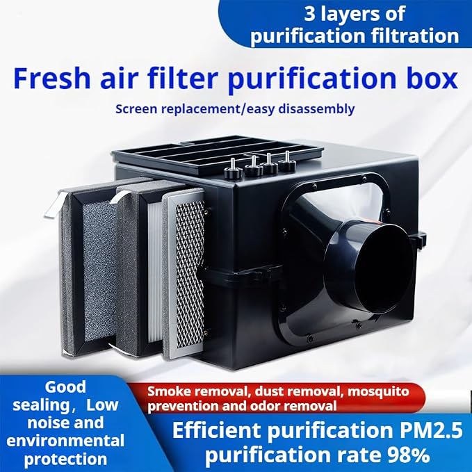 Fresh Air Intake Inline Filter Box - Image 5