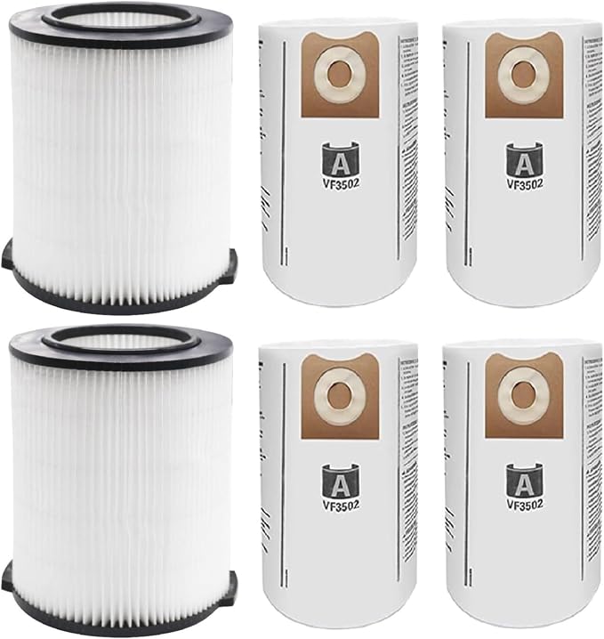 2 Pack Replacement VF4000 Filter by GIBTOOL