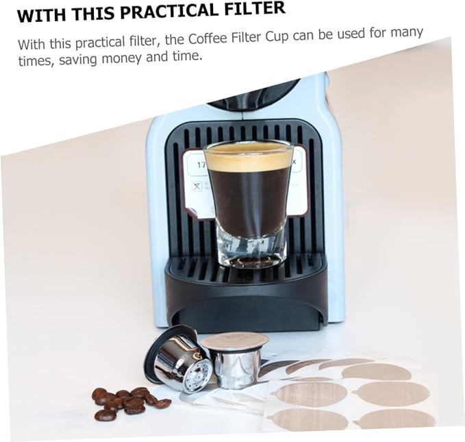 Homoyoyo 4pcs Reusable Coffee Filter Cups Multi-function Drainers - Image 2