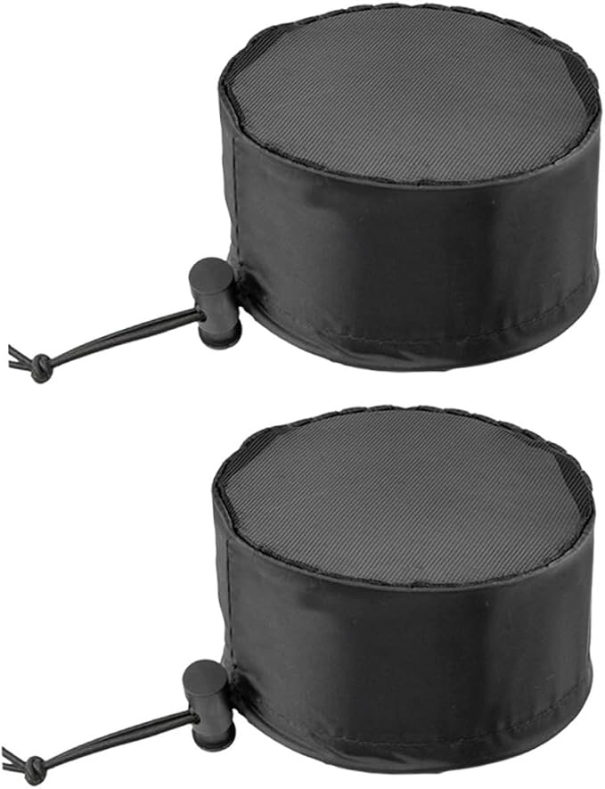 2-Pack Grow Tent Vent Covers Drawstring and Fixed Buckle 20x16.5cm Oxford Cloth by JOINPAYA