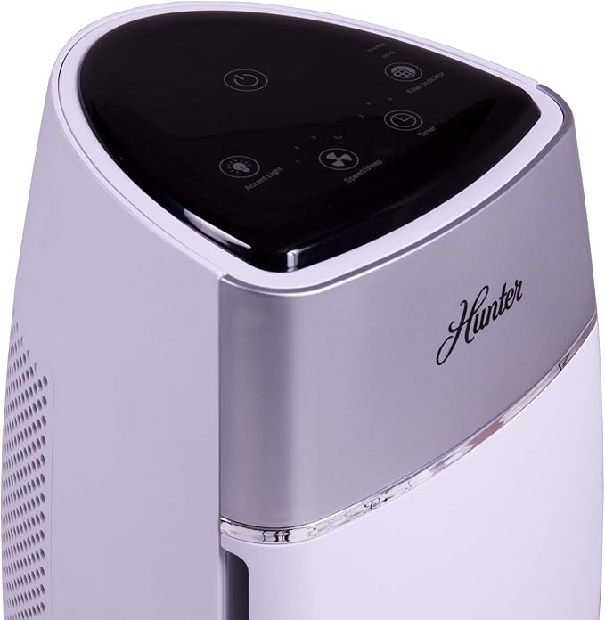 Hunter Fan Company HP100WHS Air Purifier, Small Tower - Image 9
