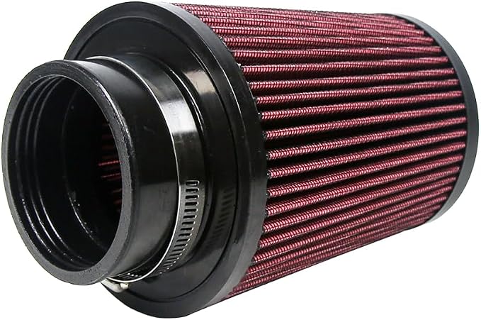 2.75 Inch 70 mm High-Flow Air Filter, Reusable Cone Cold Air Intake, High - Image 7