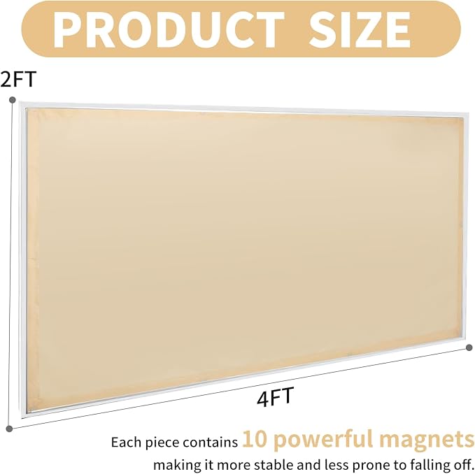 Torixqi 8 Pcs Fluorescent Light Covers - Image 2