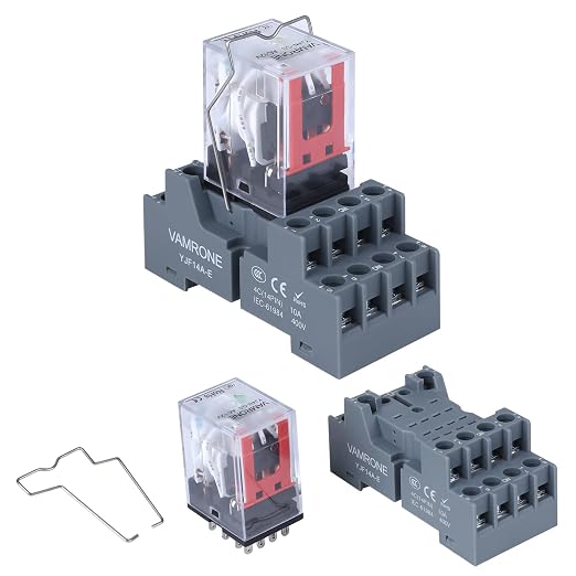 Electromagnetic Power Relay, 14-Pin 5A 12 AC Relay Coil - Image 2