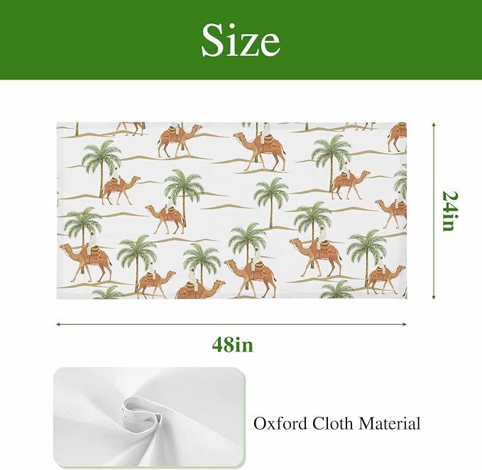Fluorescent Light Covers for Drop Ceiling Abstract Brown Camels Palm-Trees - Image 9