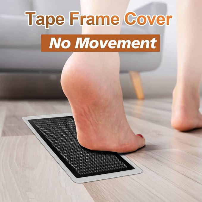 Floor Register Vent Cover- 4"x12" Air Vent Screen Mesh, Frame Tape Perfect - Image 7