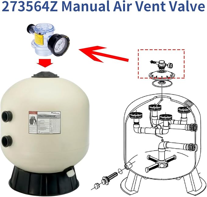 273564 273564Z Manual Air Relief Valve, Compatible - Image 2