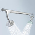 BOONA High Pressure Shower Head System for 2 People as Seen on Shark Tank | Dual Spray, Hotel Quality w/Max Pressure, Rainfall & Swedish Massage Settings | Easy Install, King Krome
