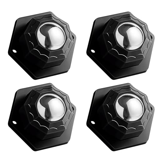 4 Pack Self Adhesive Caster Wheels, Swivel Wheels by WEITELAI
