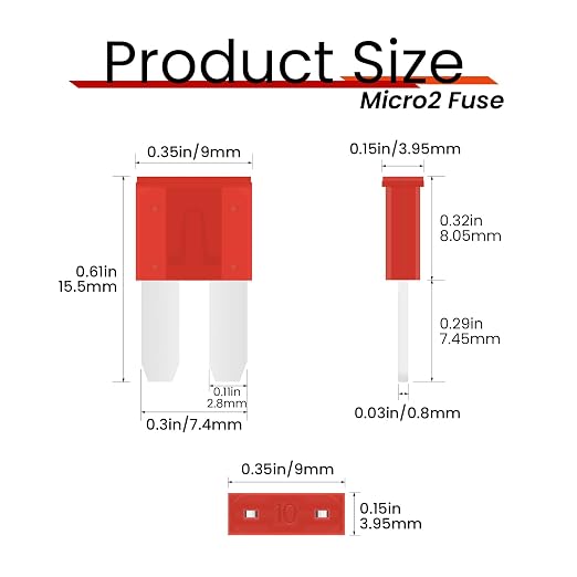 90Pcs Micro2 Automotive Fuse Kit, Blade Fuses Assortment kit - Image 3