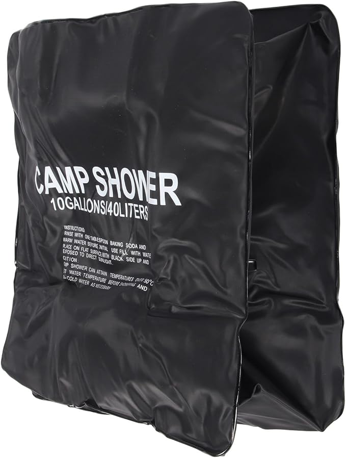 Solar Shower 40L, Portable Cam Shower with vable Hose, Thickened Solar Heating for oor Hiking Beach Swimming T, Includes Rope and Hose