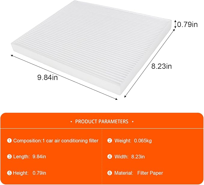 CF12283 Cabin Air Filter w/Activated Carbon | Fits Chrysler Pacifica 2017-2024 - Image 5