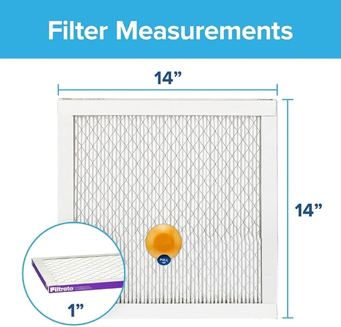 Filtrete 14x14x1 AC Furnace SMART Air Filter, MERV 12, MPR 1500, Track Filter - Image 3