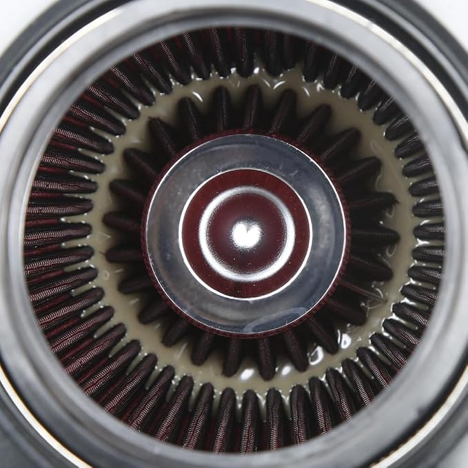 Universal 3/3.5/4" High-Flow Air Filter, Reusable Cone Cold Air Intake - Image 7