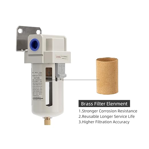 Industrial Air Dryer Filter 1/2”NPT, Air Compressor Water Separator, Air - Image 4