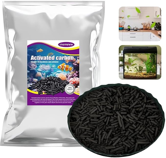 Activated Carbon Pellets for Aquarium Filter Media Activated Charcoal Bulk Fish by charmshine