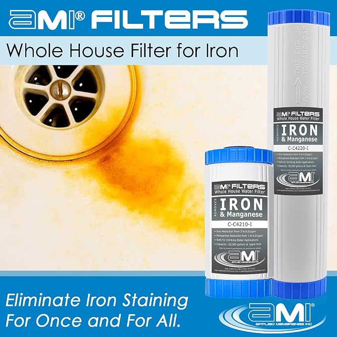 APPLIED MEMBRANES INC. Whole House Water Filter Replacement Filter Cartridge Set - Image 4