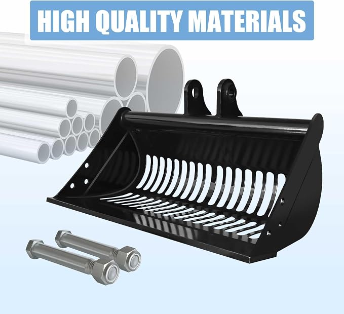 24-inch / 600-millimeter Screen Bucket, Excavator Accessory, Suitable - Image 8