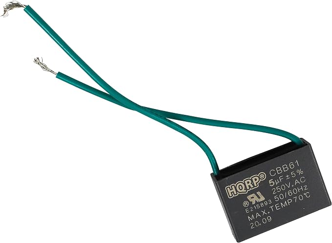 HQRP Capacitor Compatible with Hampton Bay Ceiling Fan CBB61 5uf 2-Wire UL - Image 8