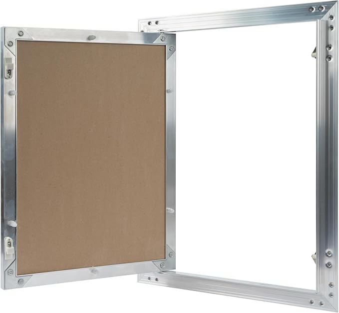 12" x 16" Inch Aluminum Drywall Access Panel - Service Shaft Door - Plumbing, Electricity, Heating, Alarm Wall Inspection hatch for Drywall - Bathroom Service Access Hole Cover