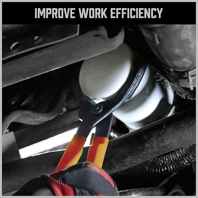 HORUSDY 12" Adjustable Oil Filter Pliers, Adjustable Oil Filter Wrench Removal - Image 7