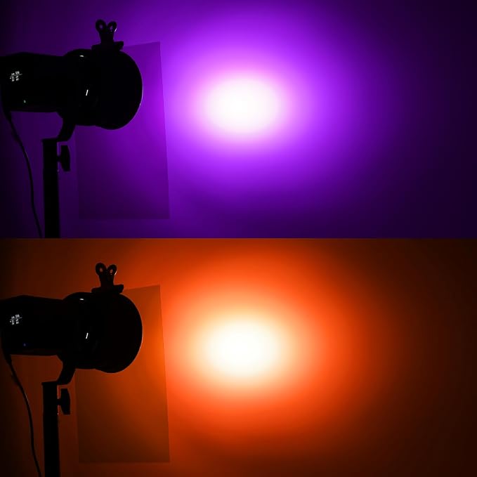 Lystaii 9pcs Halloween Gel Filter Light Color Correction Colored Overlays - Image 5