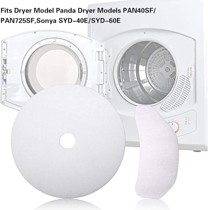 REDYY 20 Pieces Cloth Portable Dryer Exhaust Filters Set Universal Dryer Lint - Image 4