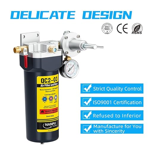NANPU QC2 1/2" NPT Desiccant Air Dryer - Image 5