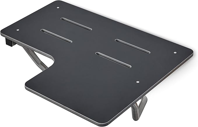 Seachrome 32" x 22.5” Black Reversible Folding Transfer Tub/Shower Seat, ADA Compliant
