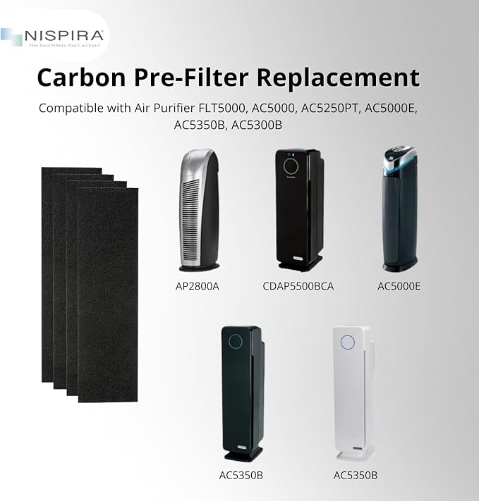 Nispira Carbon Pre-Filter 4 Sheet Compatible - Image 3