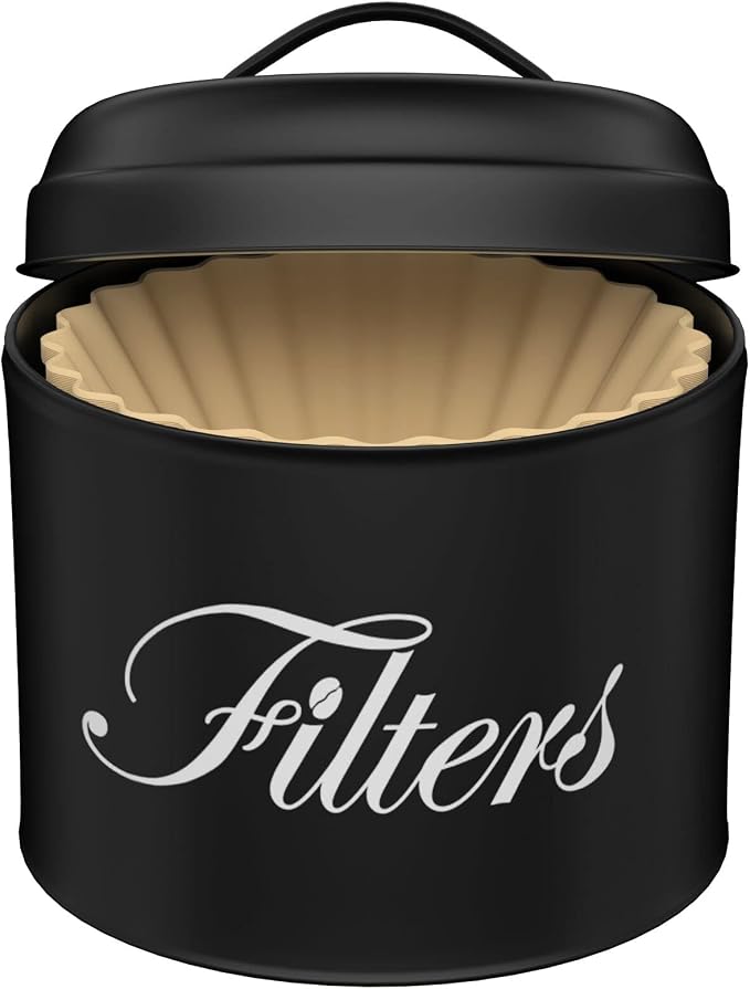 Black Basket Coffee Filter Holder by CORTNK