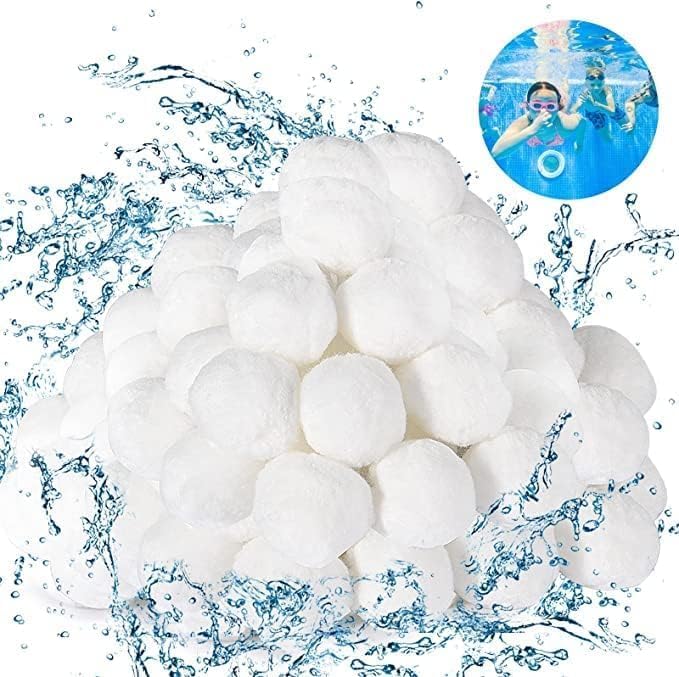 3 lbs Pool Filter Balls Eco-Friendly Fiber Filter Media - Image 2