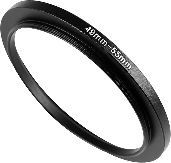 49-55mm Metal Step-Up Ring Adapter Compatible by Unknown