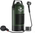 Portable Shower for Camping, 5 Gal/20 L Solar Heating Camping Shower Bag with Shower Pump, Portable Shower Head, Essential for Camping,Festivals, Overlanding, Beach Trips
